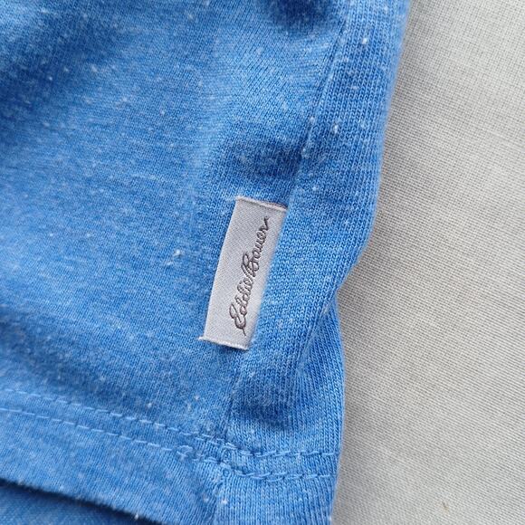 Eddie Bauer Myriad Roll-Sleeve T-shirt XL Lake blue raglan short sleeve tee - Picture 11 of 14